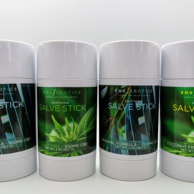 Four varieties of Soothing Salve Sticks