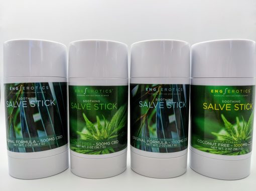 Four varieties of Soothing Salve Sticks