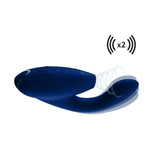 DUO Rechargeable G-Spot and Clitoral Stimulator by Womanizer